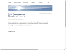 Tablet Screenshot of oceanroadpartners.com